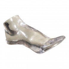 Lucite foot sculpture